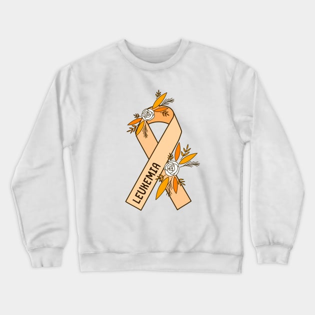 Leukemia Awareness Crewneck Sweatshirt by Sloth Station